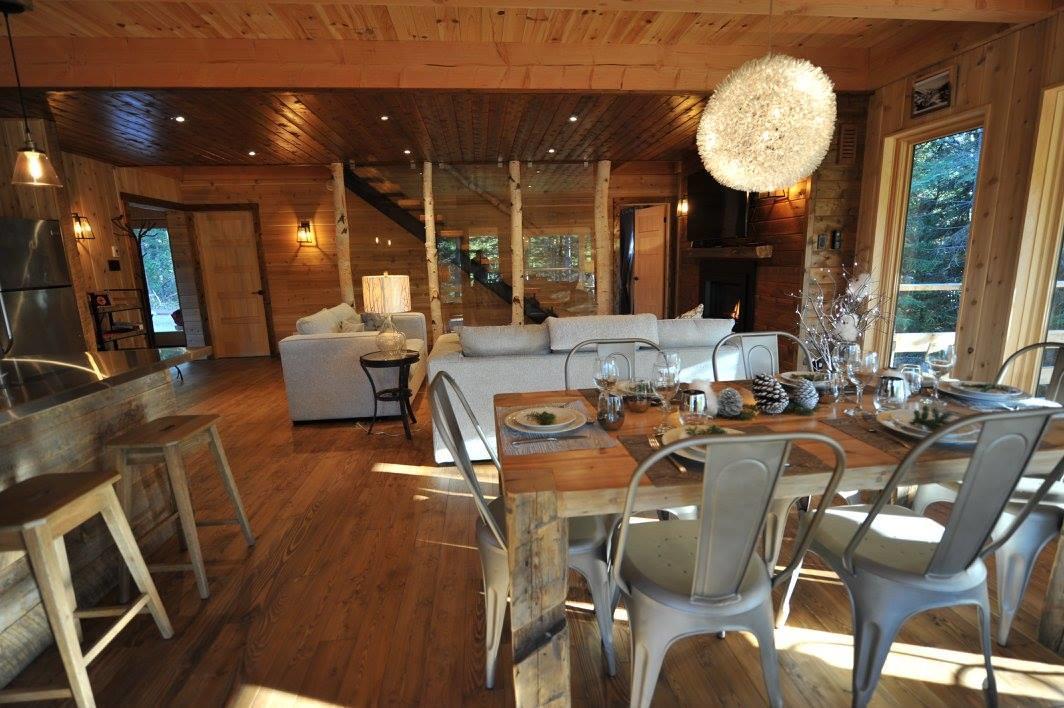 Les Bouleaux - Les Chalets Spa Canada La Malbaie Esterno foto