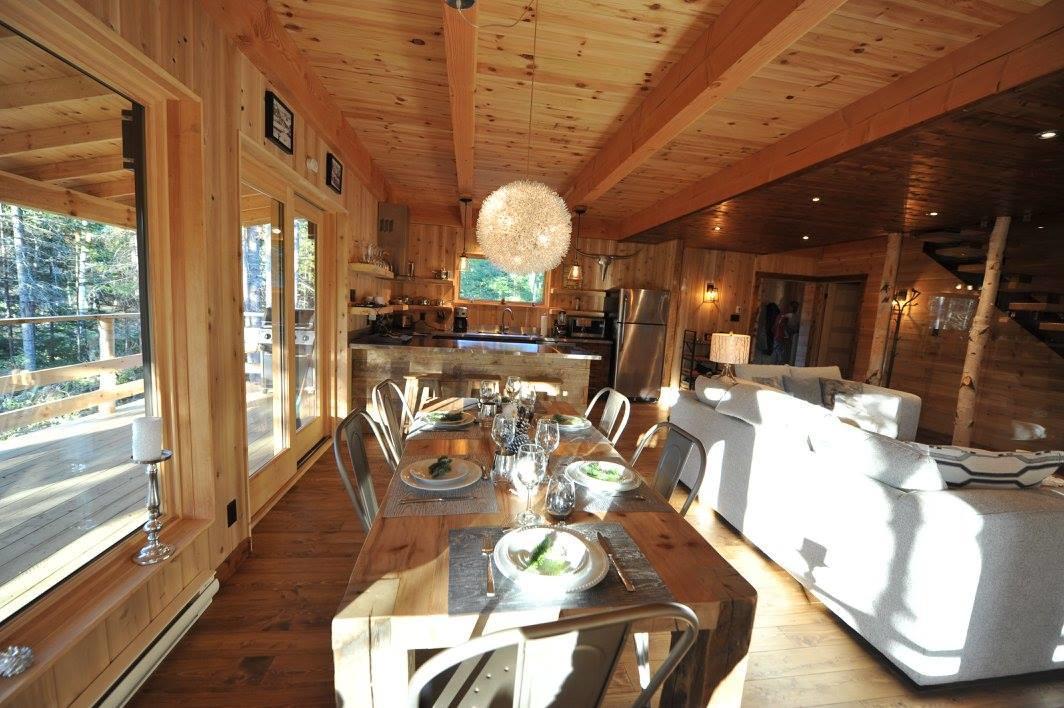 Les Bouleaux - Les Chalets Spa Canada La Malbaie Esterno foto