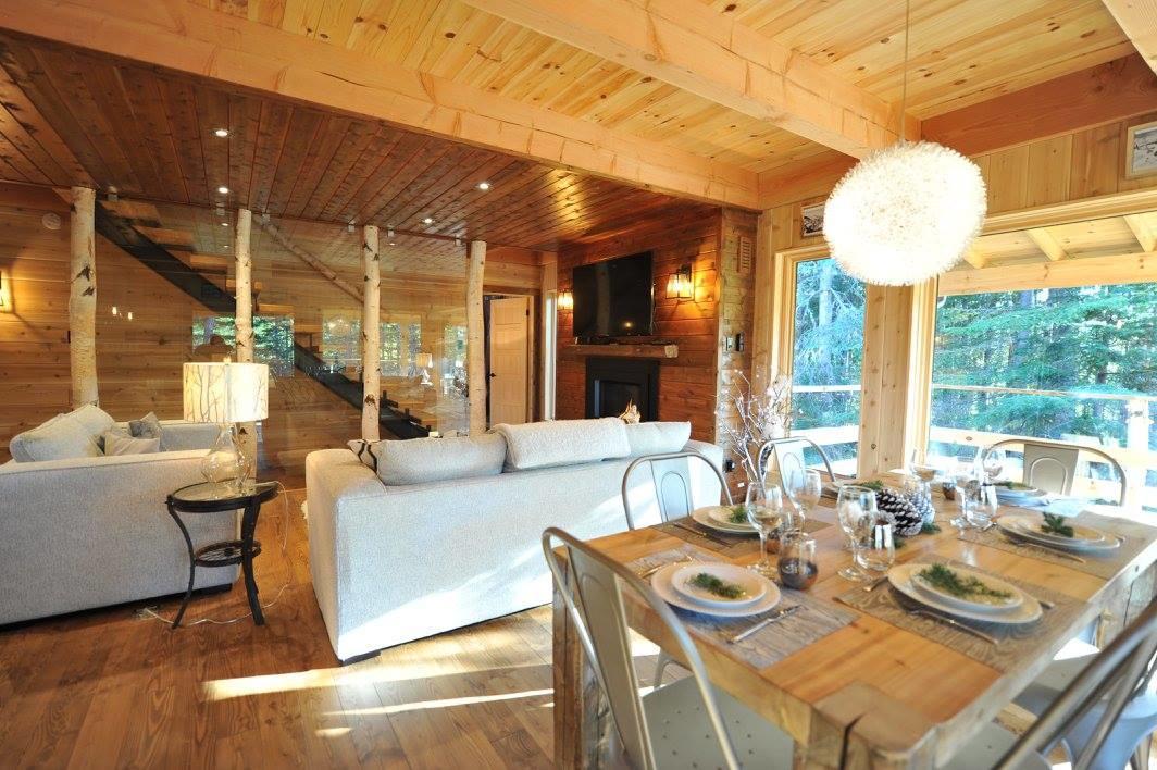 Les Bouleaux - Les Chalets Spa Canada La Malbaie Esterno foto
