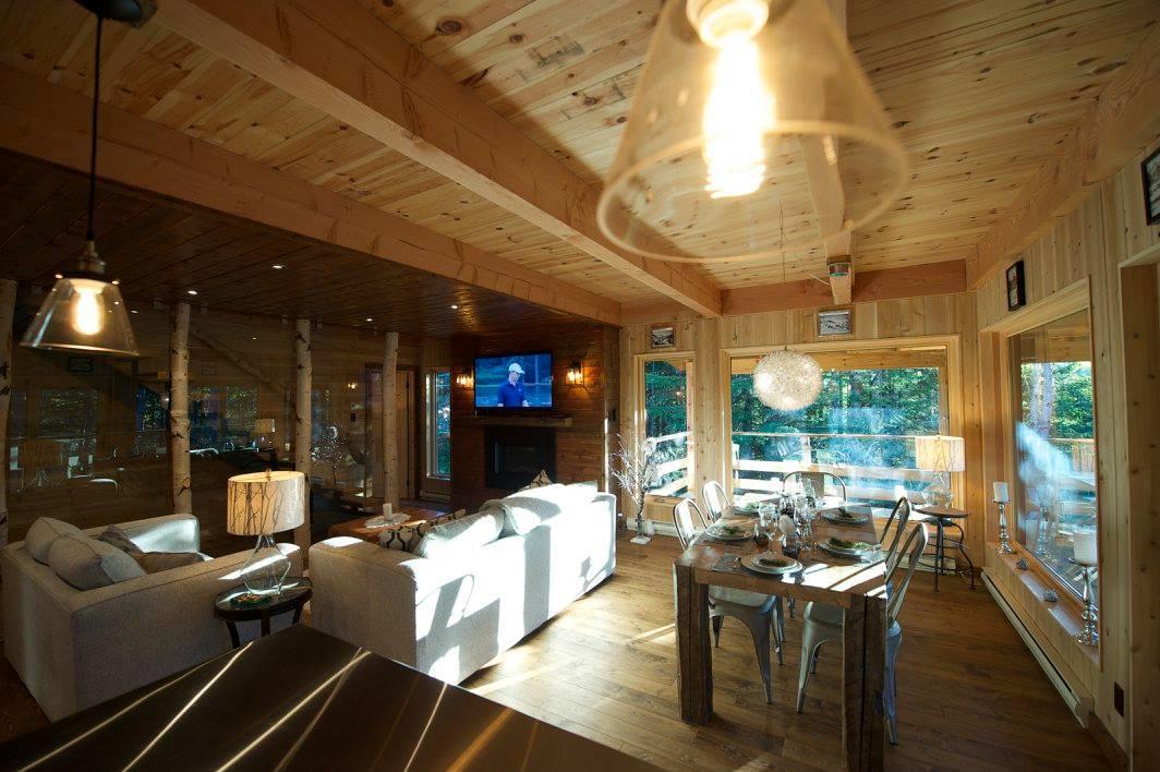 Les Bouleaux - Les Chalets Spa Canada La Malbaie Esterno foto
