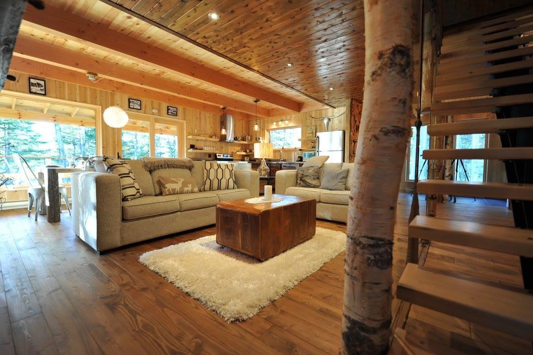 Les Bouleaux - Les Chalets Spa Canada La Malbaie Esterno foto