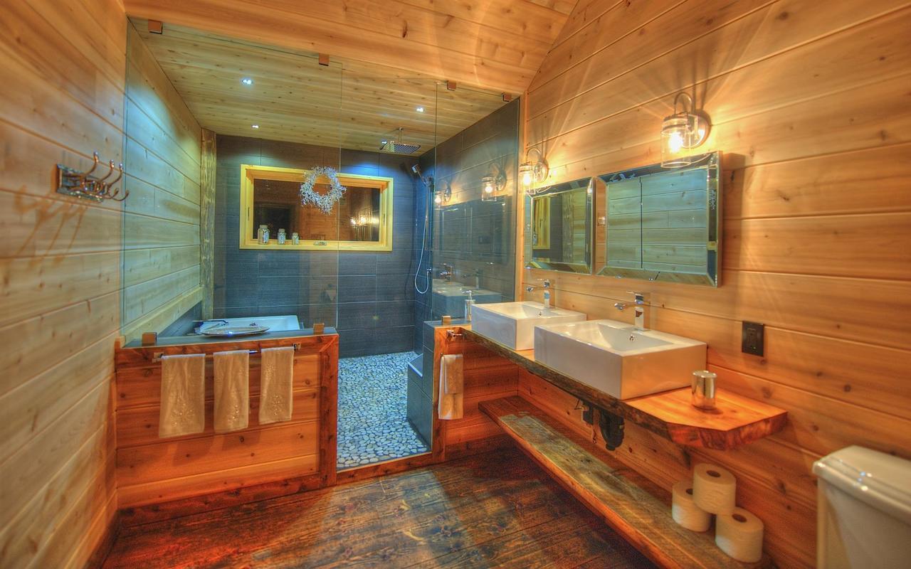 Les Bouleaux - Les Chalets Spa Canada La Malbaie Esterno foto