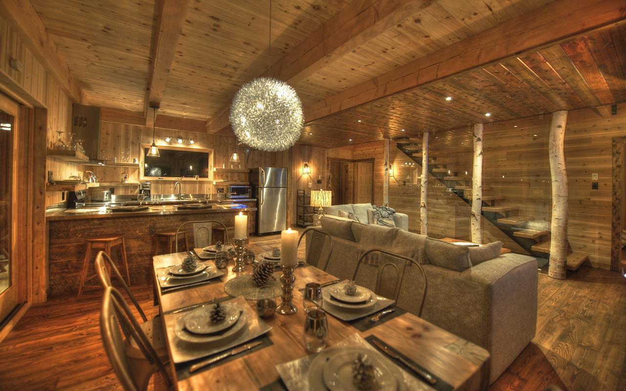 Les Bouleaux - Les Chalets Spa Canada La Malbaie Esterno foto